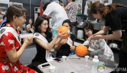 [사진] 보령 우유창고 신기한 아이스크림 만들기 체험