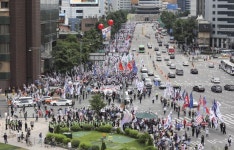[사진] 도널드 트럼프 미국대통령 방한 환영 행렬