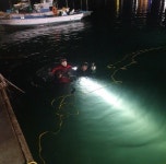 부산 기장 동백방파제 인근 해상 추락 차량 운전자 사망