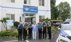 백군기 용인시장, 추석 연휴 현장 근무자 찾아 격려