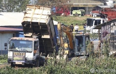 [사진] 살처분 작업중인 김포 통진읍 양돈농장