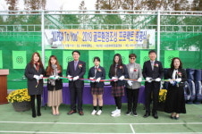 KLPGA, 골프환경조성 프로젝트… 충남 부여 여중에 연습장 완공