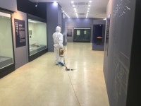 대전시립박물관, 코로나19 예방 위해 방역소독