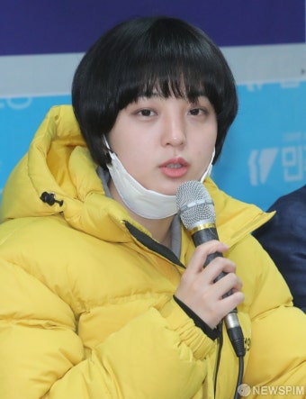 인사말하는 류호정 정의당 비례대표 후보