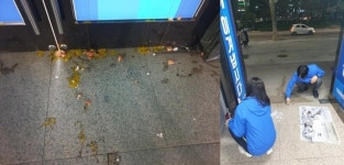 사무실에 계란 날아들자...김부겸 죽어도 물러서지 않겠다