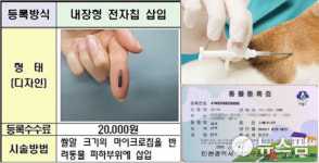 의성군, 1만원에 내장형 동물등록 지원