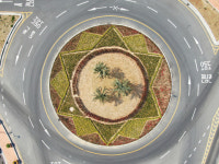 여수세계박람회장 정문 앞 로터리 교통섬 새단장