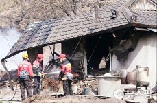 화마가 할퀴고 간 안동 남후면 고하리 민가