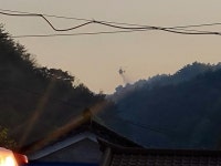 울진 산불 확산 막아라…호월2리 용재마을 방화선 구축