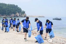 해군1함대, 동해시 한섬 해안·수중 환경정화