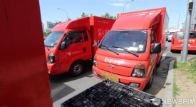 운행 멈춘 롯데택배