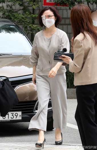 법정 출석하는 정경심 교수
