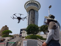 전남도 드론 활용한 안점점검 실시…땅끝전망대 등 5개소