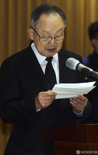 고(故) 박원순 시장 영결식, 조사하는 백낙청 명예교수