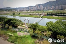 순천 동천출렁다리 개통전 기능보강·경관개선 추진