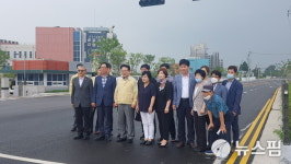 익산시, 송학동 학곤선 확·포장 공사 완료 조기 개통