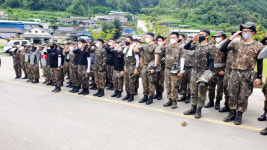 합천군 쌍책면 육군 39사단 대민지원 감사의 뜻 전달