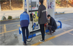 계룡시 주유소 특별점검…가짜 경유 유통 근절