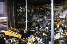 충남 논산 점포 불···인명피해 없어