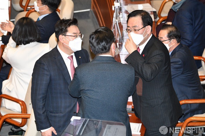 주호영 국회부의장, 더불어민주당의 방송 4법 처리 강행에 반대