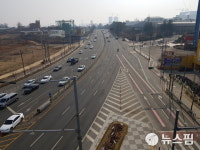 교통흐름 원활한 평택 홈플러스 앞 1번 국도