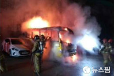 전주 한 요양병원 주차장서 차량 화재…1276만원 상당 피해