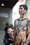 바디페인팅 美치다..아티스트 김선미, 사진전시회
