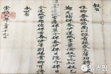 세종시 남이웅 유물 유형문화재 26호 지정