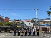 논산공고에 왜 헬기가…육군항공학교서 대여받아 일반 공개