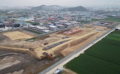 광주시 도시철도 2호선 1단계 차량기지 건설공사 순조