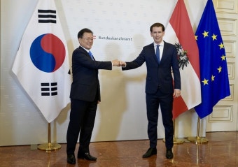 한·오스트리아, '전략적 동반자 관계'로 격상...한반도 비핵화 지지도 재확인