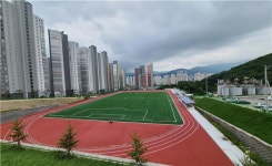 양산시 덕계체육공원 이달 말 준공 예정