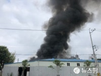 광주 광산구 물류창고서 화재…진화 중