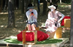 시원한 무더위쉼터에서