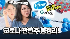 [영상] '화이자·머크, 너 아직 안 갔어?'...코로나 관련주 총정리!