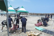 해군1함대 108전대, 양양 기사문항 정화활동 전개