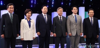 토론회 앞둔 이낙연 - 추미애 - 김두관 - 이재명 - 박용진 - 정세균 대선 후보