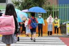 광주 광산구 개학 맞이 어린이 교통안전 캠페인 실시
