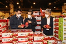 이성희 농협중앙회장, 추석 앞두고 농산물 수급상황 점검