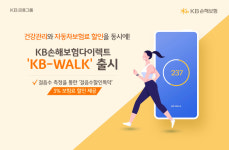KB손해보험, 헬스케어 기능 KB-WALK 출시