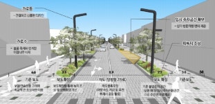 경기도청 앞 효원로 내년 보행친화 공간 재탄생