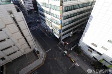 고양시 마두역 인근 7층 건물 붕괴 위험...주민들 긴급대피