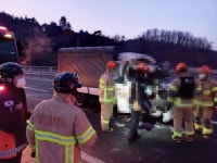 영주·안동서 트럭 추돌·갓길 작업자 트럭에 치여…3명 사상