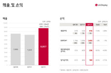 LG디스플레이, 작년 영업익 2.2조...'3년 만에 흑자 전환'