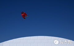 [사진] 베이징동계올림픽 스노보드 트레이닝