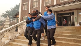 삼척블루파워, 산불진화 긴급구호물품 지원