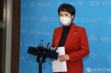 기자간담회 갖는 김은혜 경기도지사 후보
