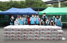 삼척시 사랑의 봄김치 200가구에 전달