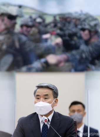 인사청문회 질의 답변하는 이종섭 국방부 장관 후보자
