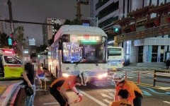 부산역서 무단횡단하던 보행자 시내버스 치여 사망